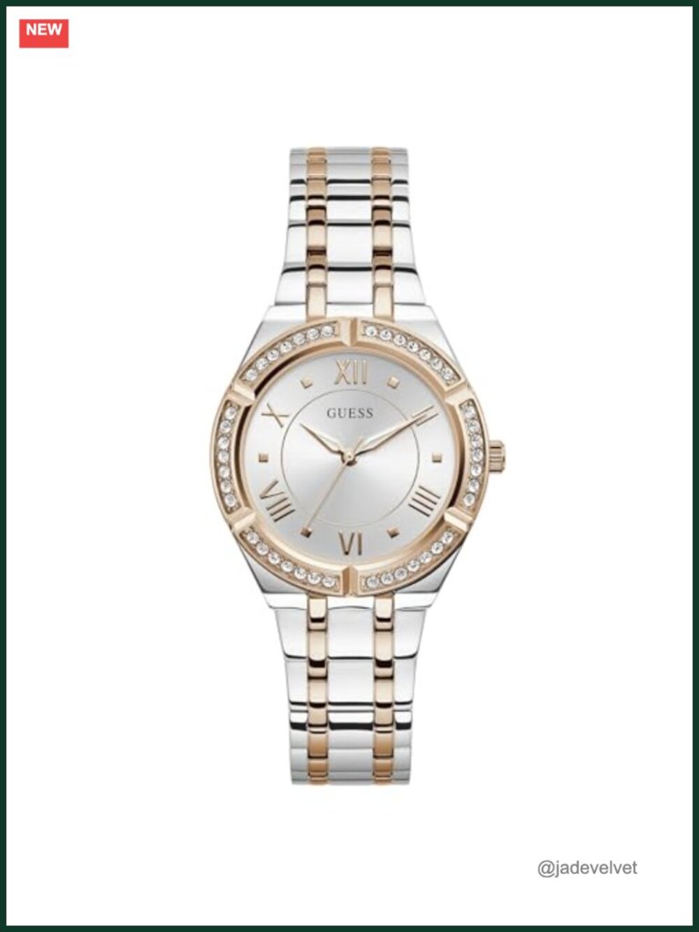 GUESS Unisex Adult Watch 36mm Silver Dial Mineral Glass 30M Water Resistant
